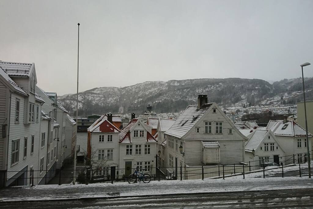 Winter view from the living room