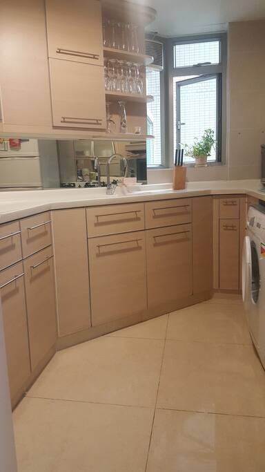 Kitchen including Washing Machine
