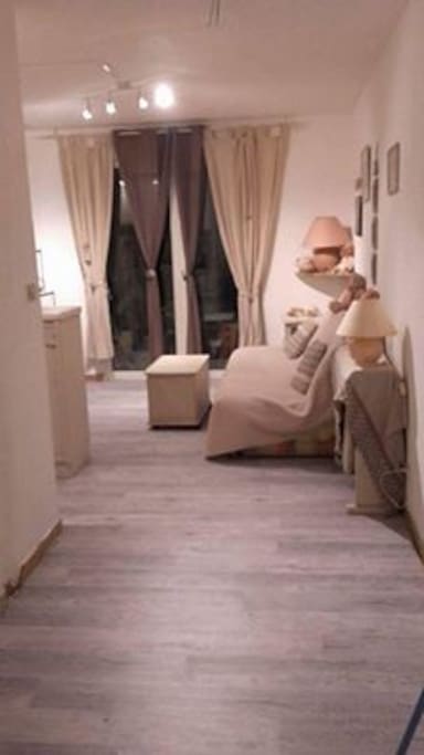 vue depuis l'entrée sur le salon