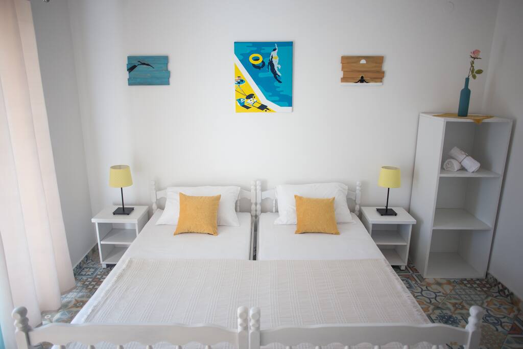 Sleek, clean and modern look for our Mediterranean Room