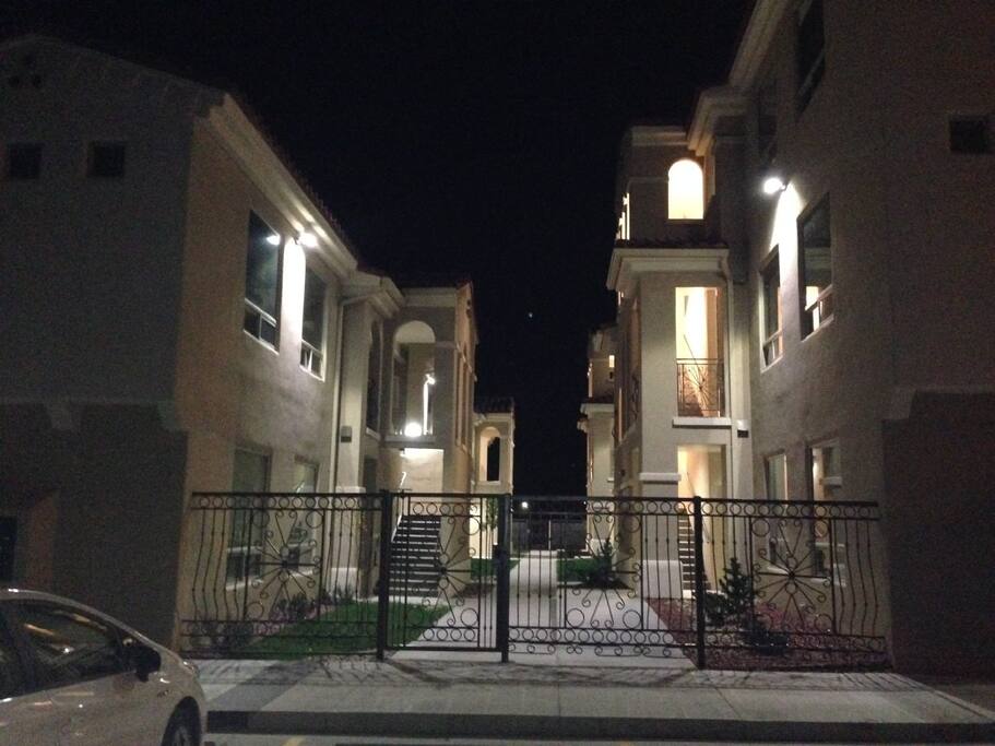 Night view from west side