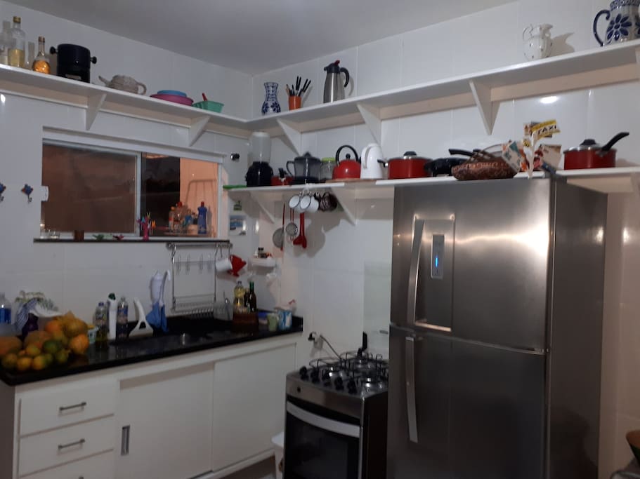 Cozinha totalmente equipada