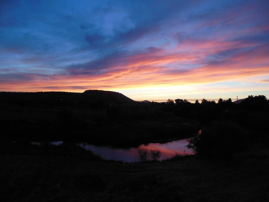 Typical sunset