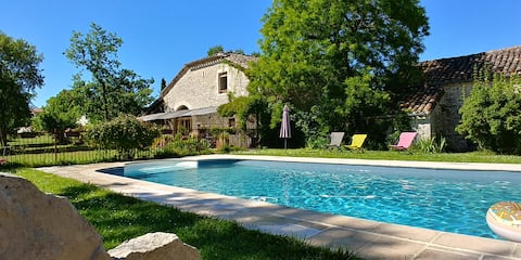 Charming Gîte 14 people - Pool & Spa - Lot (46)