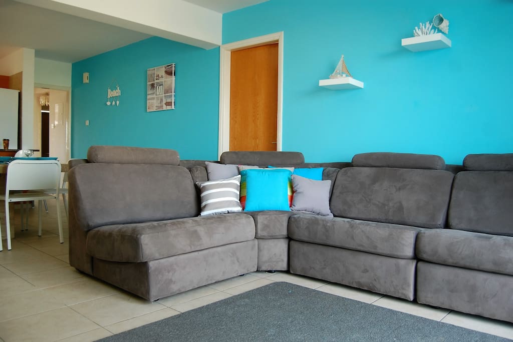 Comfy L shaped sofa