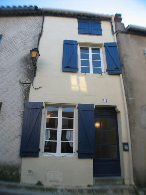 View from front of house