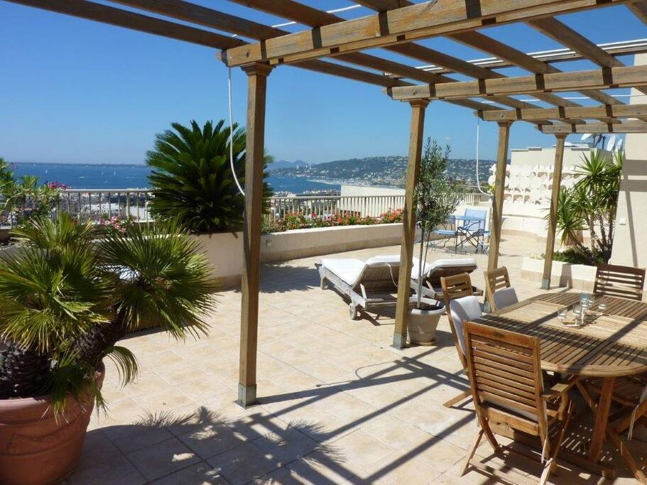Terrasse sur le toit