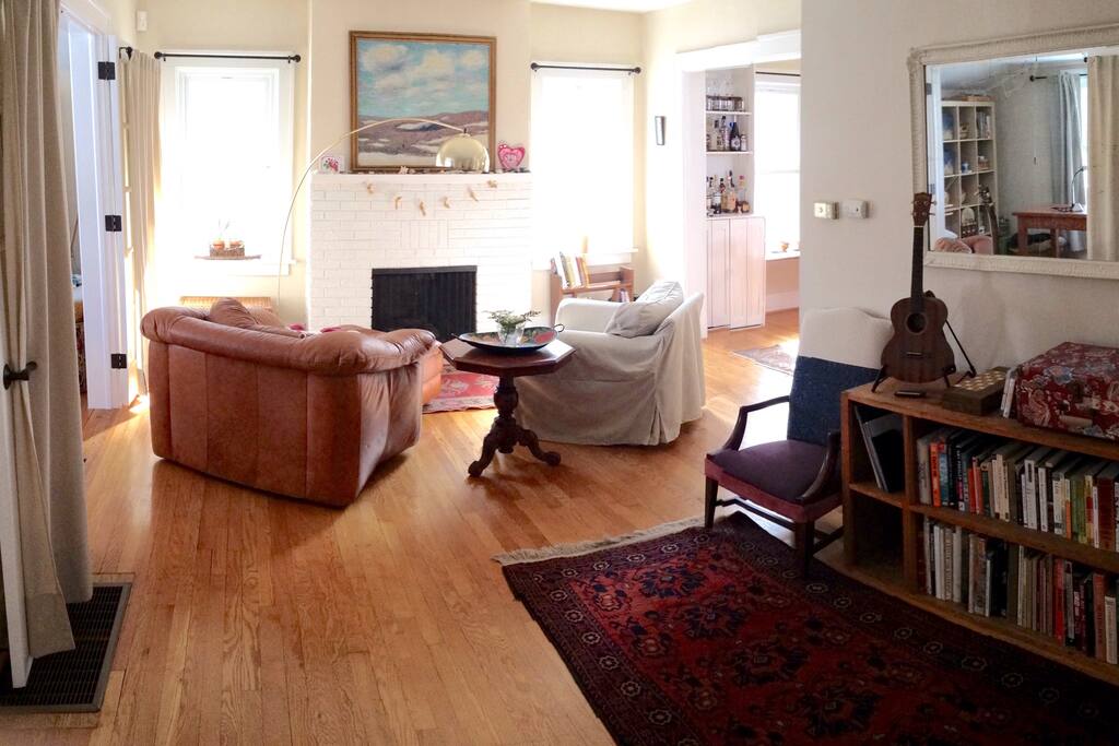 Great natural light in the common spaces