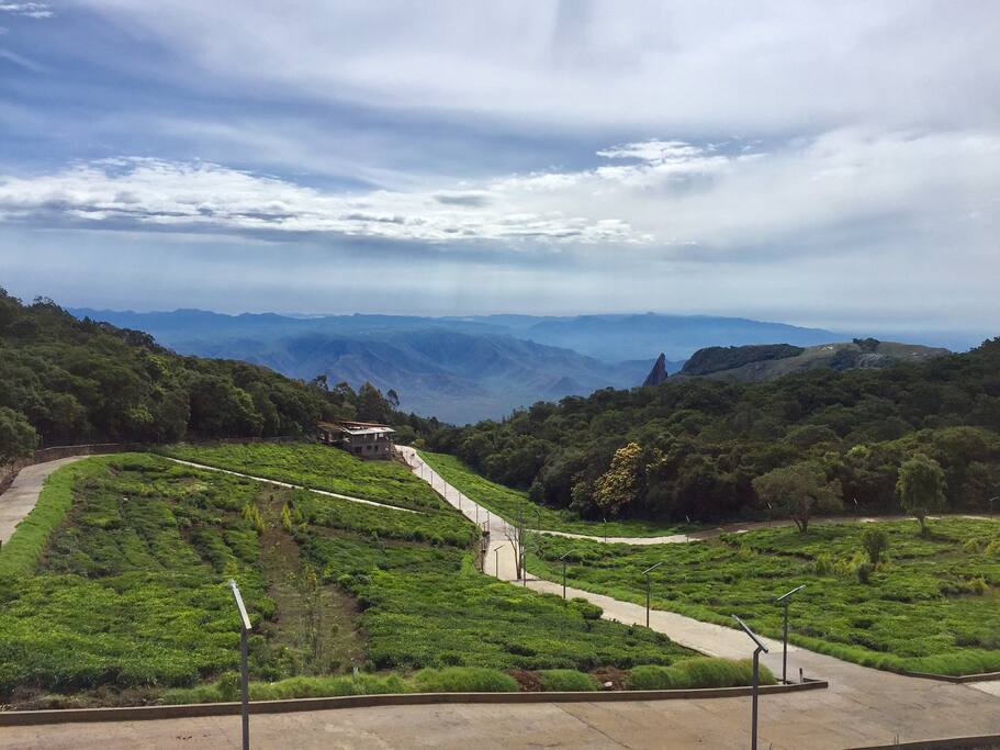 Breathtaking view front of villa