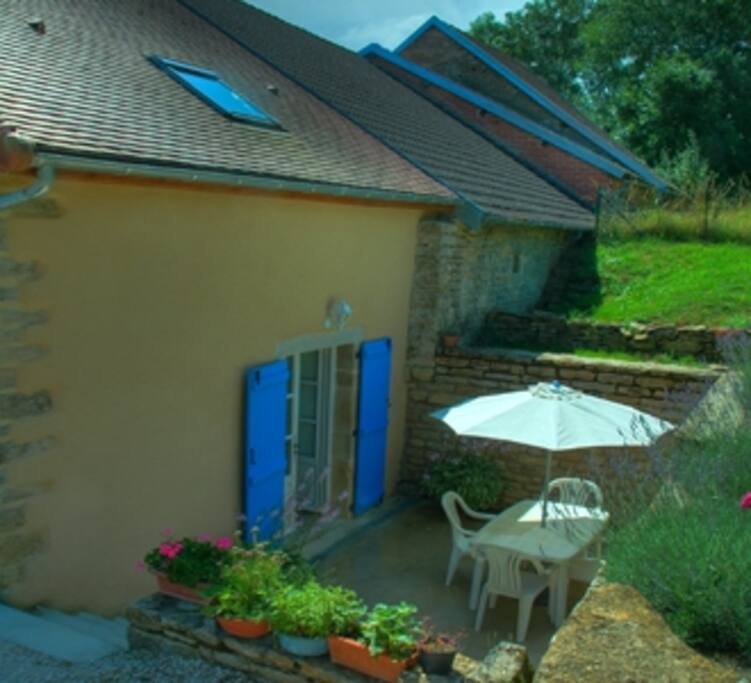 Sunken Terrace From Garden