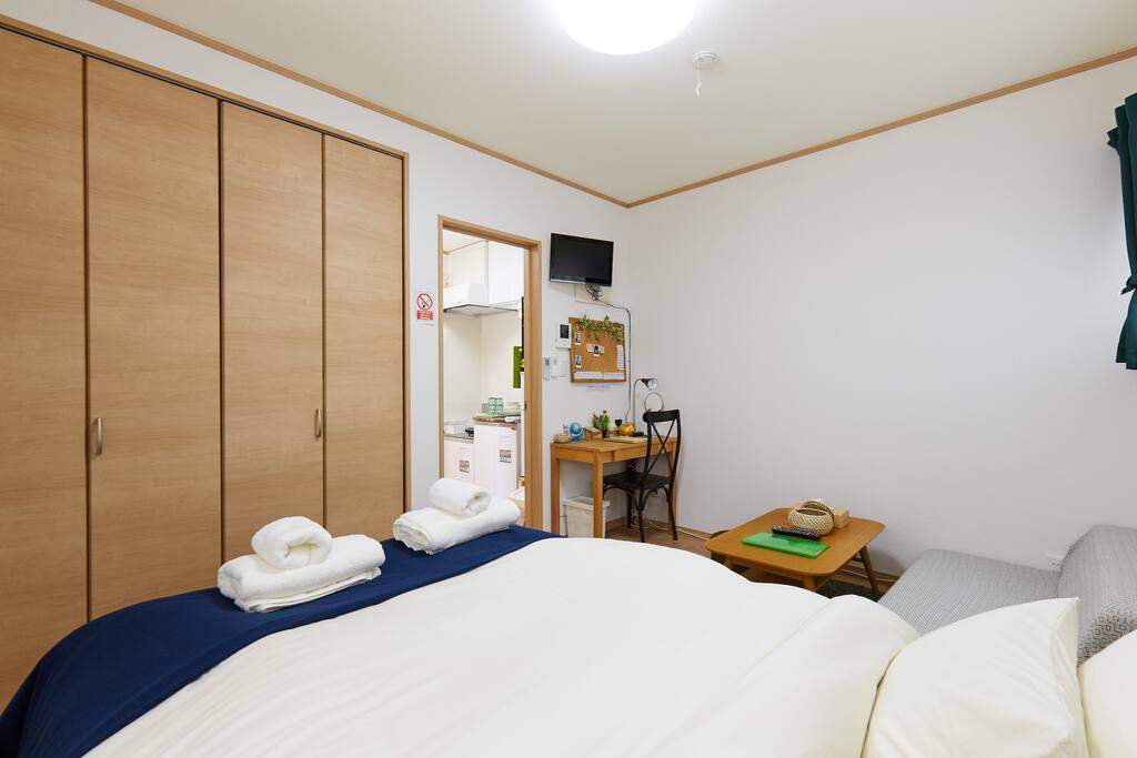 It is a small pretty house quietly relaxing