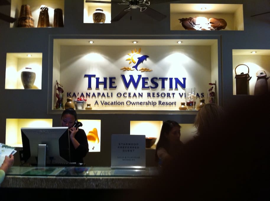 Front Desk area