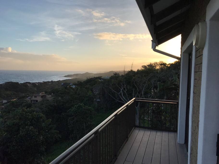 Stunning view from balcony.