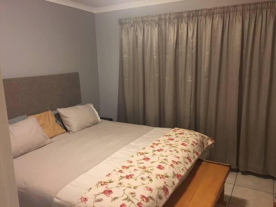 main bedroom with king size bed