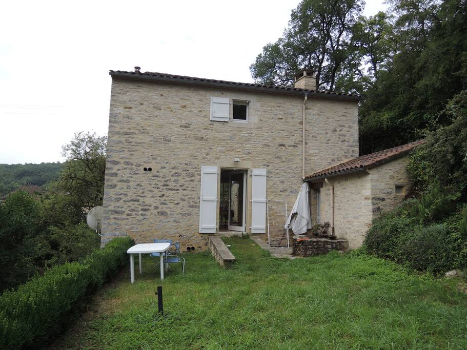 arrière de la maison