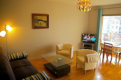 Airbnb performant: Large 2-room hypercenter, Terrace, Secure parking à Amidonniers / Compans Caffarelli / Brouardel