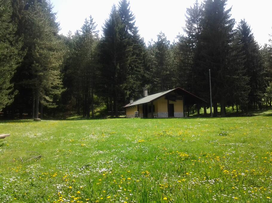 Baita degli alpini zona picnic
