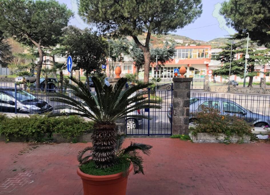 Il cortile della Villa