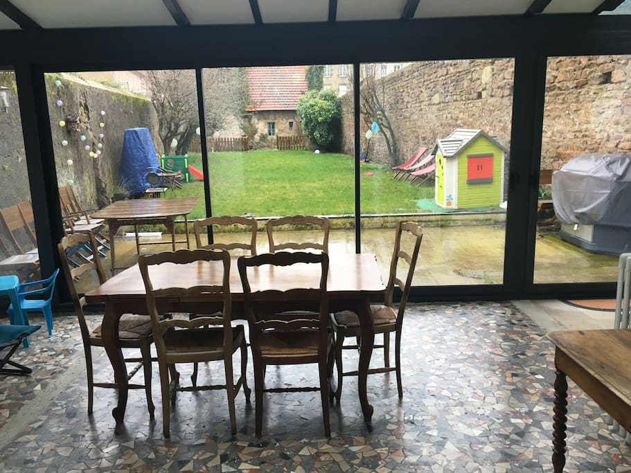 Salle à manger veranda