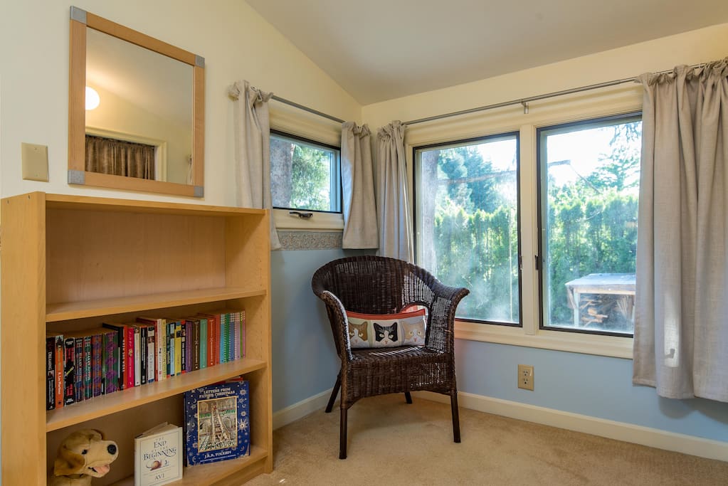 Plenty of natural light and view of the garden