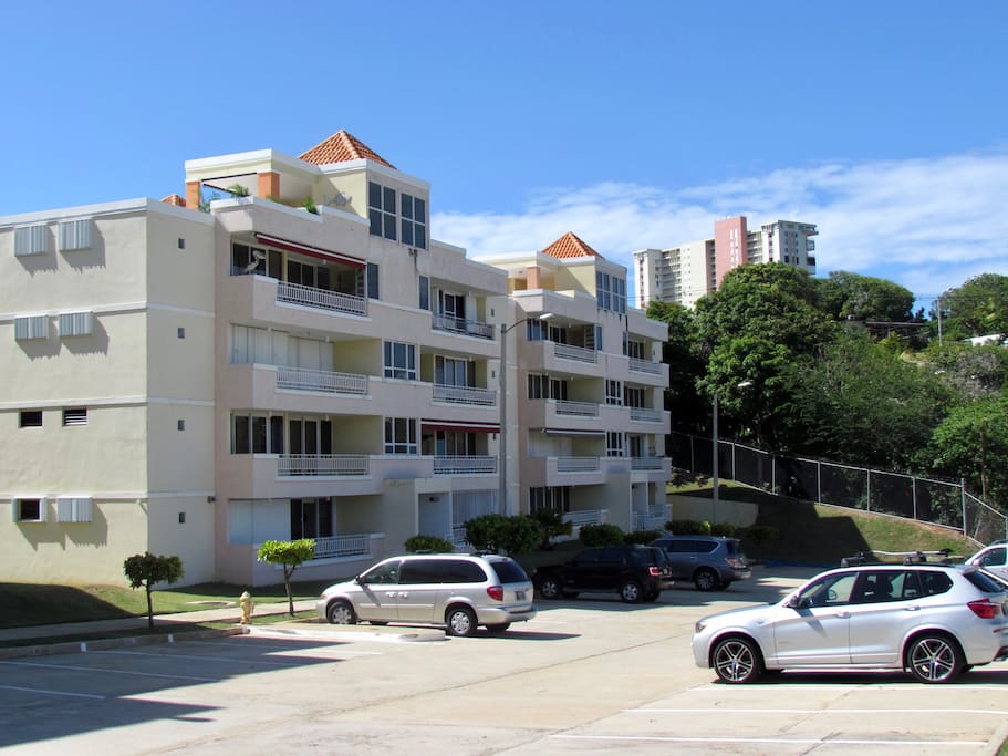 View of apartment building