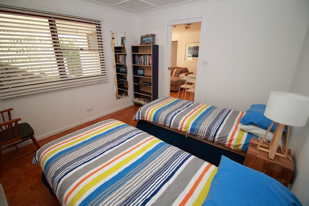 Second bedroom with 2 singles and ensuite.