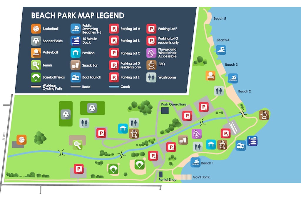 Map of Innisfil Beach Park