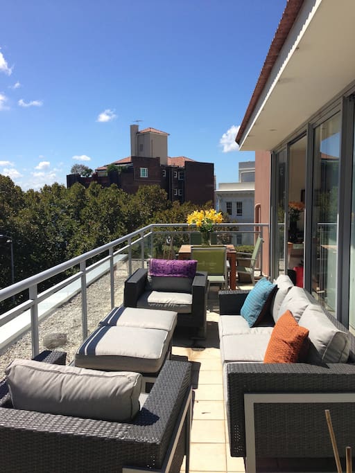 Enjoy the morning paper, and afternoon cocktail or a BBQ on your private balcony!