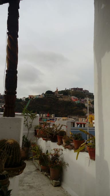 Terraza con vista al pipila