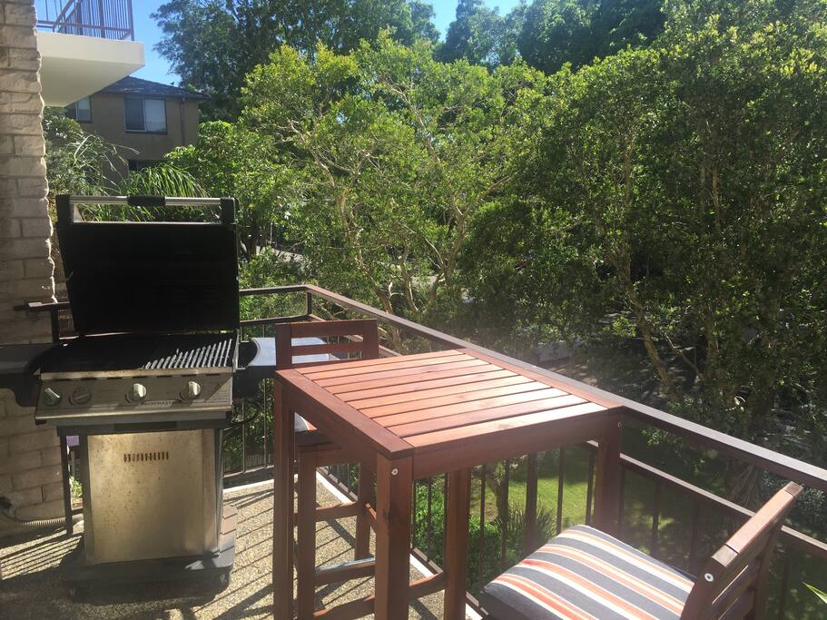 BBQ with view to garden