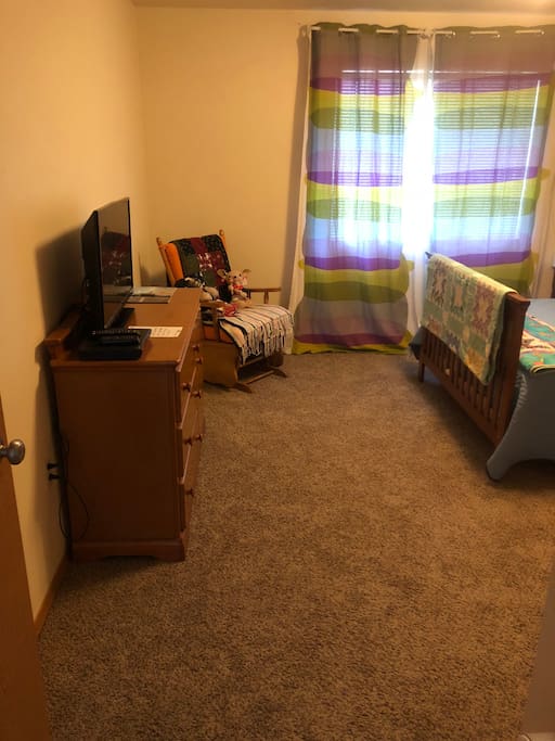 Tv and dresser