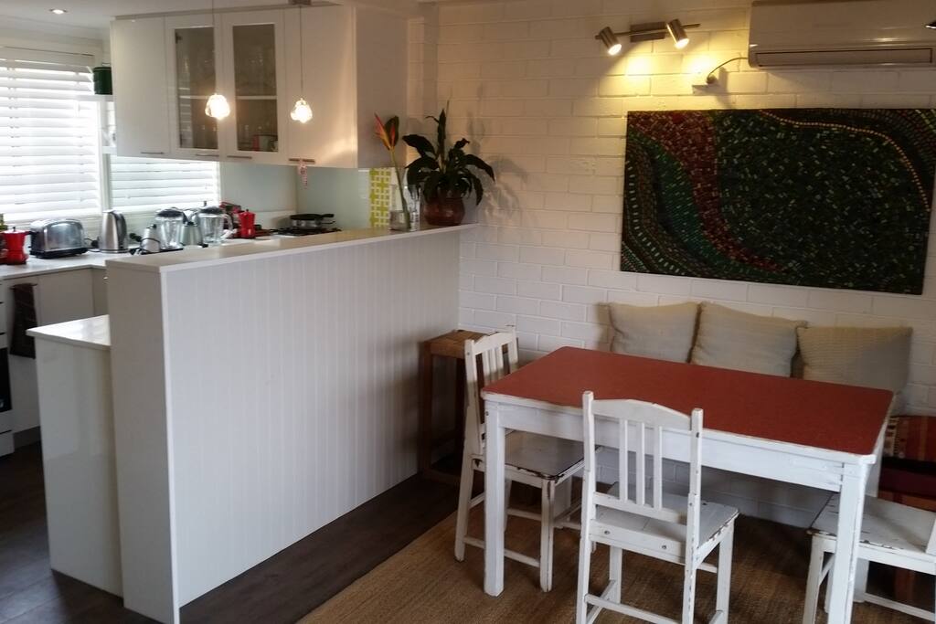 The kitchen has everything you need