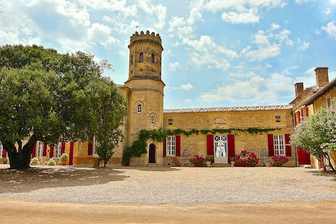La Tour at Château Laroque Dubos.