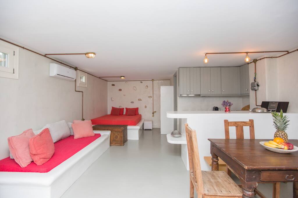 bedroom / double bed and single bed
