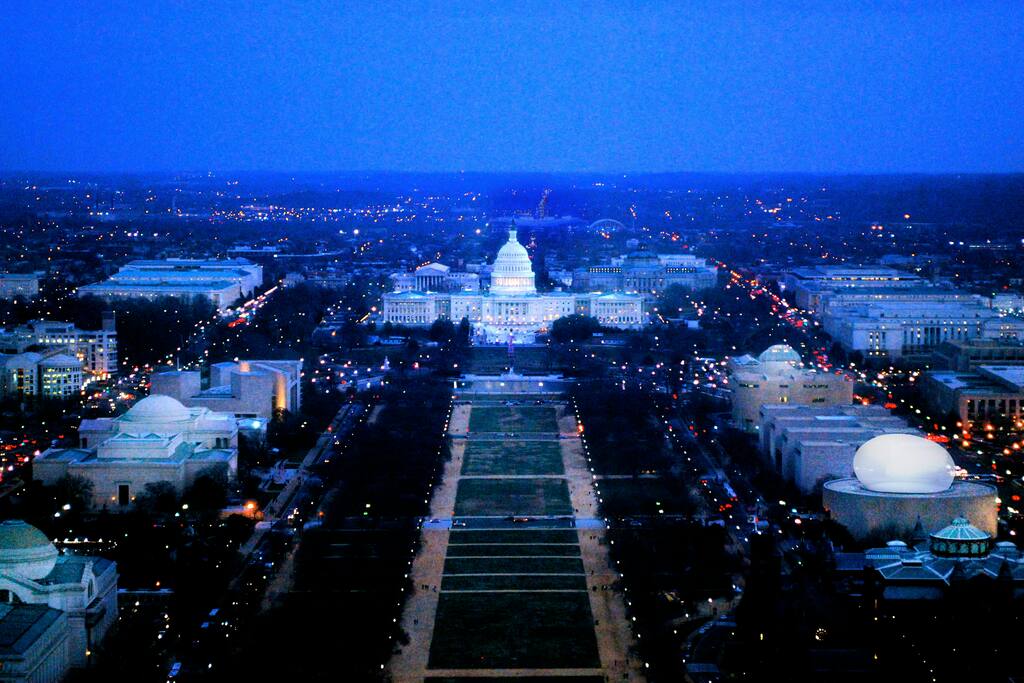 Washington National Mall at Night!