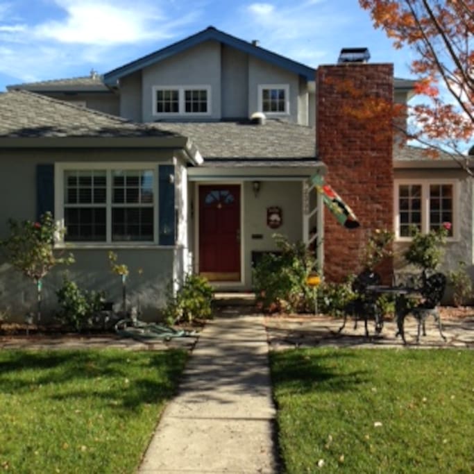 Beautiful home on residential street in Willow Glen neighborhood