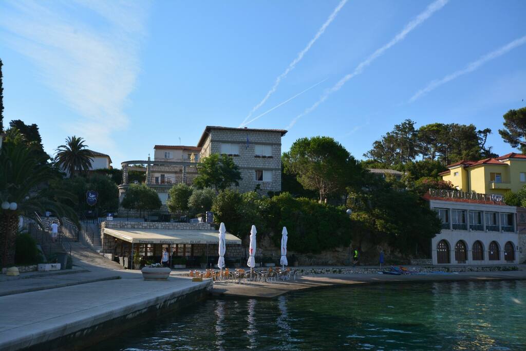 View of Villa Margita from the beach