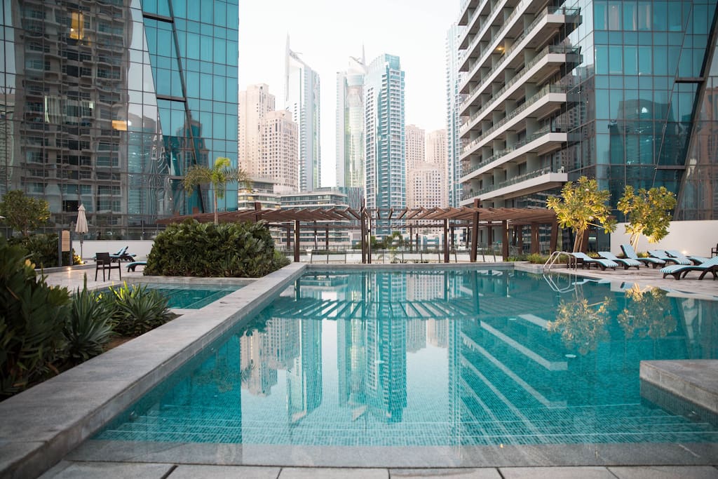 the pool
