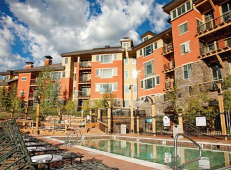 Outside of condo complex