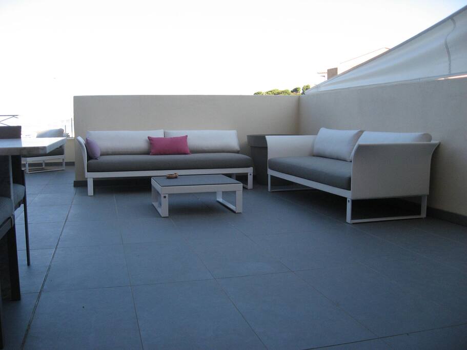 50m2 de terrasse donnant sur le port