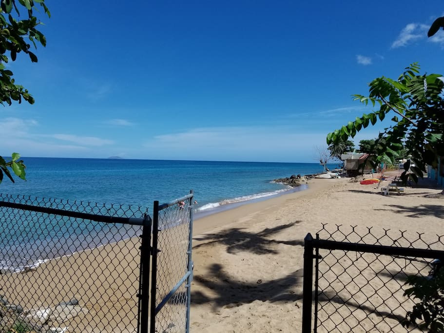 Private Gate to Beach