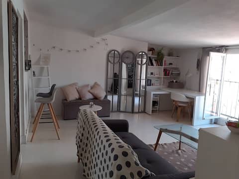 Appartement lumineux de 50m2 (5e étage)