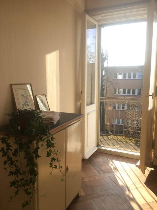 Room 1 with own balcony
