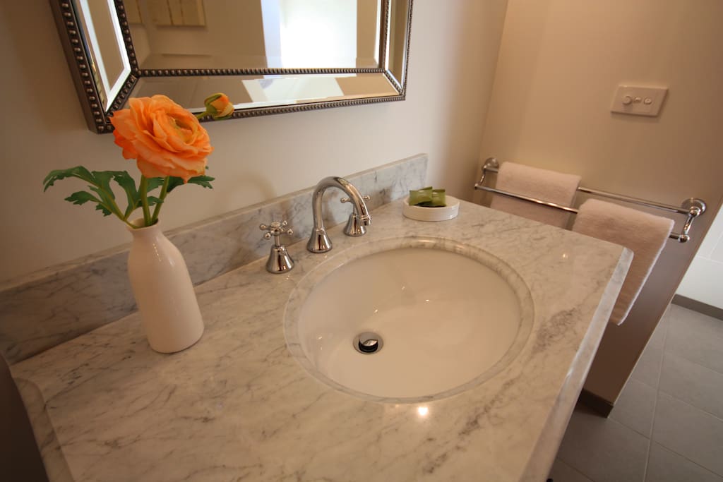 Marble top vanites