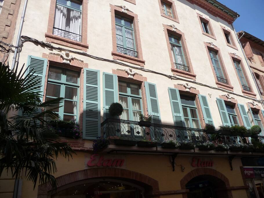 La façade de l’hôtel particulier.