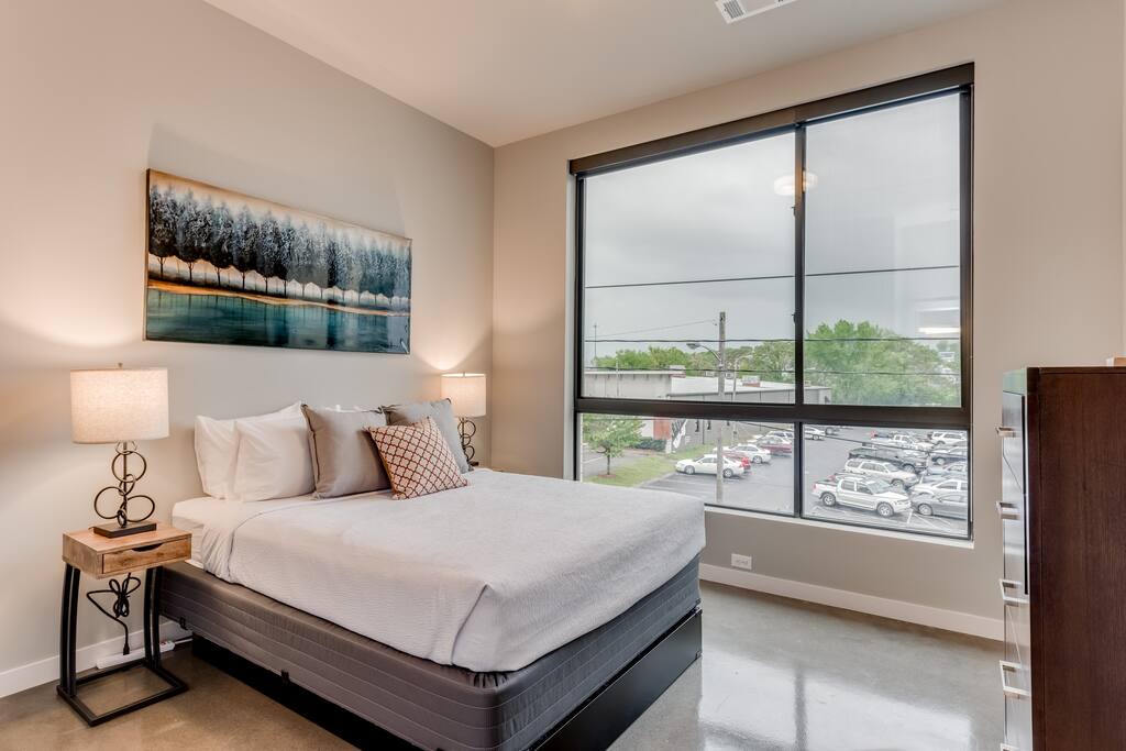 Bedroom at The James by Stay Alfred
