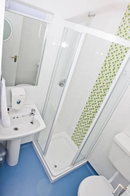 Private bathroom with shower