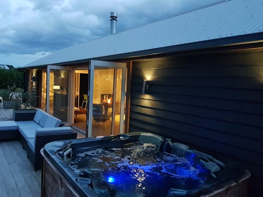 Private spa on deck