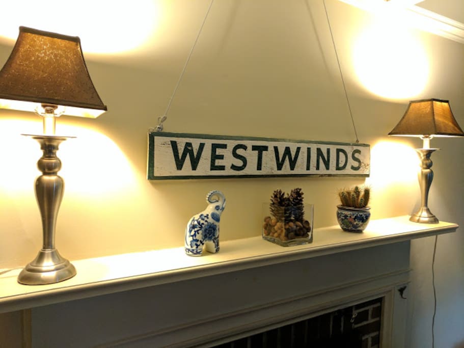 We chose "Westwinds" as a name for our home because Chris's family also bought the vacation home of the same original family of our home - the Wests.