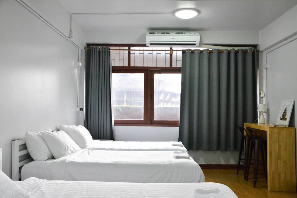 Comfortable beds for 4 people